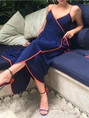 $495 Tory Burch Grotto
Wrap Dress Sz 2